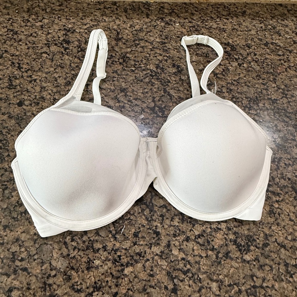 Bali One Smooth U Ultra Light Underwire Bra White 36C 3439 BB06 Full Coverage